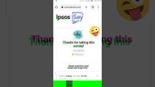 How to earn from surveys in Ipsos isay freepaid ipsos isay earnmoneyonline survey rewards [upl. by Darraj]