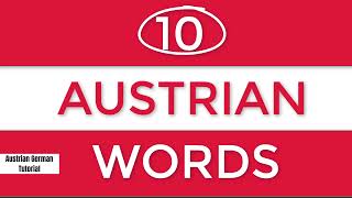 10 Austrian Words you should know before you VISIT AUSTRIA [upl. by Areema]