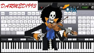 عزف ون بيس بروك بينكس ساك بيانو Binks sake piano easy [upl. by Annatsirhc]