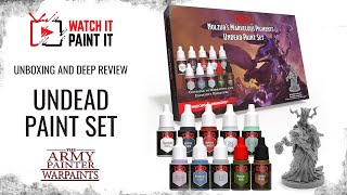 The Army Painter  DampD Nolzurs Marvelous Pigments Undead Paint Set Unboxing and DEEP Review [upl. by Guinna311]