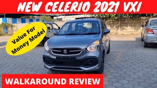 Maruti celerio new  VXI Better than Base and Top model  InteriorExterior Review  Thecar India [upl. by Elke]