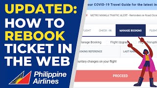 Updated How To Rebook Ticket in PAL website 2022 [upl. by Enyalahs568]