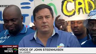 DAs Steenhuisen reacts to Acting Public Protector clearing President Cyril Ramaphosa [upl. by Yetta]