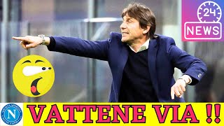 😨 Conte IRROMPE in hotel 🟥 Te ne devi andare con effetto immediato 😨Addio Napoli per il Talento🏳️‍🌈 [upl. by Ducan]