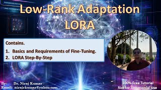 LowRank Adaptation LORA [upl. by Yci894]