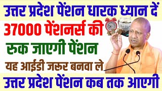 up pension news  37000 की रुक सकती है पेंशन  pension kab aaegi  up pension kab aaegi [upl. by Annodas]