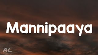 Vinnaithaandi Varuvaaya  Mannipaaya Lyrics [upl. by Ahsena]