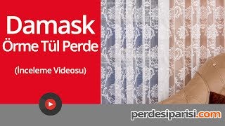 Damask Tül Perde Modelleri amp Fiyatları  PerdeSiparisicom [upl. by Mayce]