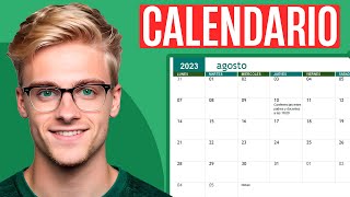 Cómo HACER un CALENDARIO en Excel 2024  Calendario 2024 en Excel [upl. by Hennebery]