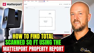 How To Estimate scanned sq ft from a Matterport Tour [upl. by Delila]