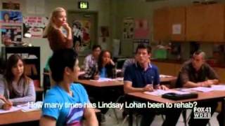 Gwyneth Paltrow Glee  Lindsay Lohan está bien locaflv [upl. by Trinetta]