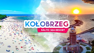 Kołobrzeg  Kołobrzeg Plaża  Port  Bulwar  Molo  Kołobrzeg z drona  Kołobrzeg Lato 2023 [upl. by Nuahs]