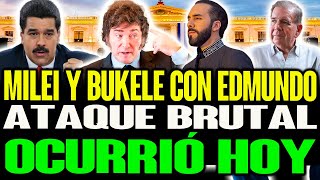 ¡URGENTE 🔴 NADIE ESPERABA LO QUE ACABA DE PASAR CON EL MENSAJE DE MILEI Y BUKELE SOBRE MADURO [upl. by Eanom592]