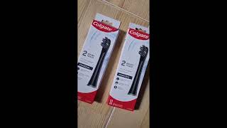 Review Colgate Proclinical B150 Charcoal Battery Powered Toothbrush Refill Valuepack 2s [upl. by Neelcaj]