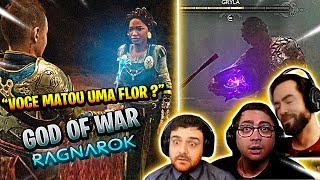 STREAMERS REAGINDO ROMANCE DE ATREUS E ANGRBODA  ͡° ͜ʖ ͡° E ENFRENTANDO GRYLA GOD OF WAR RAGNAROK [upl. by Stimson424]