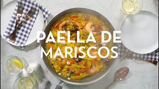 Paella de marisco  Cocina Fácil [upl. by Yreffej]