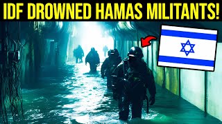 Israel Special Forces JUST FLOODED Largest Tunnel [upl. by Ytirev]