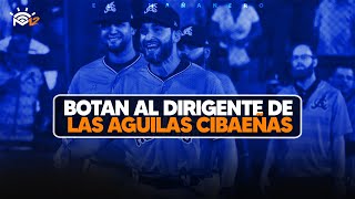 Botan al dirigente de las Aguilas Cibaeñas  Las Deportivas [upl. by Zertnom]