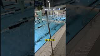 I swim a 50 freestyle every week until the year is done Week 32 swimming swimfaster freestyle [upl. by Windy]