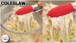 Coleslaw Recipe by YES I CAN COOK [upl. by Cassandre]