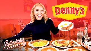 Trying ALL Of The Most Popular Menu Items At Denny’s [upl. by Oilime846]