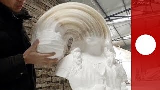 Watch Your Head Mesmerizing paper sculptures morph into bizarre forms [upl. by Oiramej]