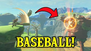 Link Plays HINOX BASEBALL  Zelda Tears of the Kingdom [upl. by Cohl737]