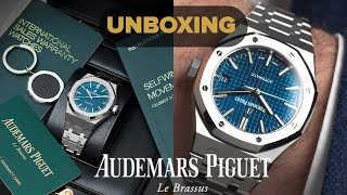 UNBOXING MY NEW Audemars Piguet Royal Oak Finally Arrived [upl. by Sulohcin]