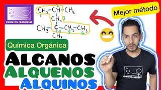 ✅NOMENCLATURA ALCANOS ALQUENOS y ALQUINOS  𝘼𝙥𝙧é𝙣𝙙𝙚𝙡𝙤 𝙔𝘼 😎​🫵​💯​ Química ORGÁNICA [upl. by Nama]