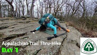 Appalachian Trail ThruHike 2024  Day 1  Amicalola to Springer and Beyond [upl. by Nytsirc149]