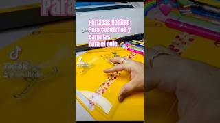 Portadas bonitas para Cuadernos y Carpetas 🌈💗📚 [upl. by Ena]