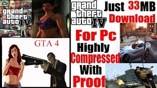 32MB How To Download GTA 4 For PC Just in 32MB Full Highly Compressed 2017 [upl. by Naida]