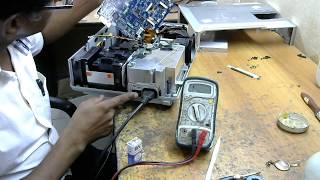 hitachi cp x201 projector dead how to repairs dead projector [upl. by Larkins]