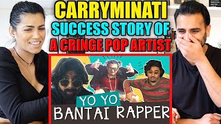 CARRYMINATI  SUCCESS STORY OF A CRINGE POP ARTIST  REACTION  Magic Flicks [upl. by Oirobil419]