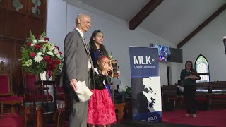 Blackshear Elementary student gets 1st place in MLK Oratory Competition [upl. by Barby]