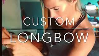 melissabackwoods UNBOXING her Custom Exotic longbow by Guaraguao Archery [upl. by Perpetua627]