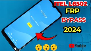 Itel Mobile Frp bypass  ITEL L6502 FRP BYPASS [upl. by Veats]