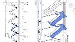 Revit 2018 New Feature  Multistory Stairs [upl. by Vina2]