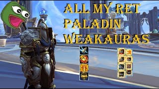 All my Retribution Paladin weakauras with explanation [upl. by Studdard]