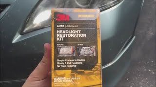 3M headlight restoration kit review [upl. by Eecart]