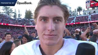 Chase Garbers breaks down gamewinning touchdown to beat Stanford [upl. by Gilud275]