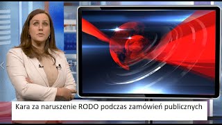 Kara za naruszenie RODO podczas zamówień publicznych [upl. by Inaliel]