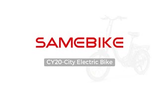 SAMEBIKE CY20 Installation VideoAssembly Videos [upl. by Abernathy293]