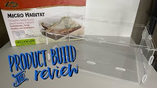 Zilla Micro Habitat “Large” Terrestrial Build amp Review ￼ [upl. by Aredna]