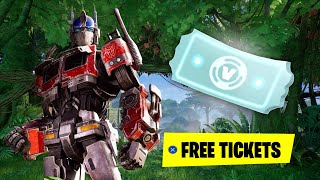 HOW TO GET MORE FREE RETURN  REFUNDS TICKET IN FORTNITE CHAPTER 4 SEASON 3 REFUND TICKET TUTORIAL [upl. by Aicen]