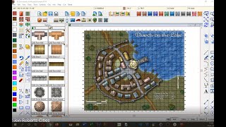 Live Mapping Creating a town with the Jon Roberts Cities style [upl. by Issak208]