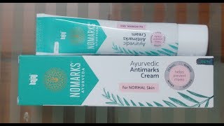 New Bajaj No Marks Ayurvedic Antimarks Cream unboxing and use [upl. by Sergeant]