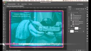 Le gabarit de couverture sur Photoshop  COPYMEDIA [upl. by Beryle]