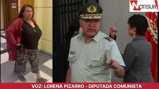 Lorena Pizarro acusa aprovechamiento político y critica que Ricardo Yáñez siga al mando Carabineros [upl. by Oicelem]