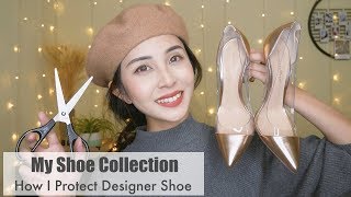 我的鞋款收藏怎麼保護我的設計師鞋 ｜My Shoe CollectionHow I Protect Designer Shoe [upl. by Trumaine]